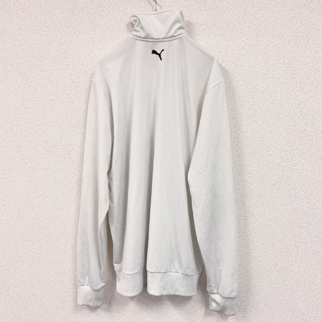 古着 used　PUMA　プーマ　トラックジャケット/ジャージ　白　ホワイト　XLサイズ