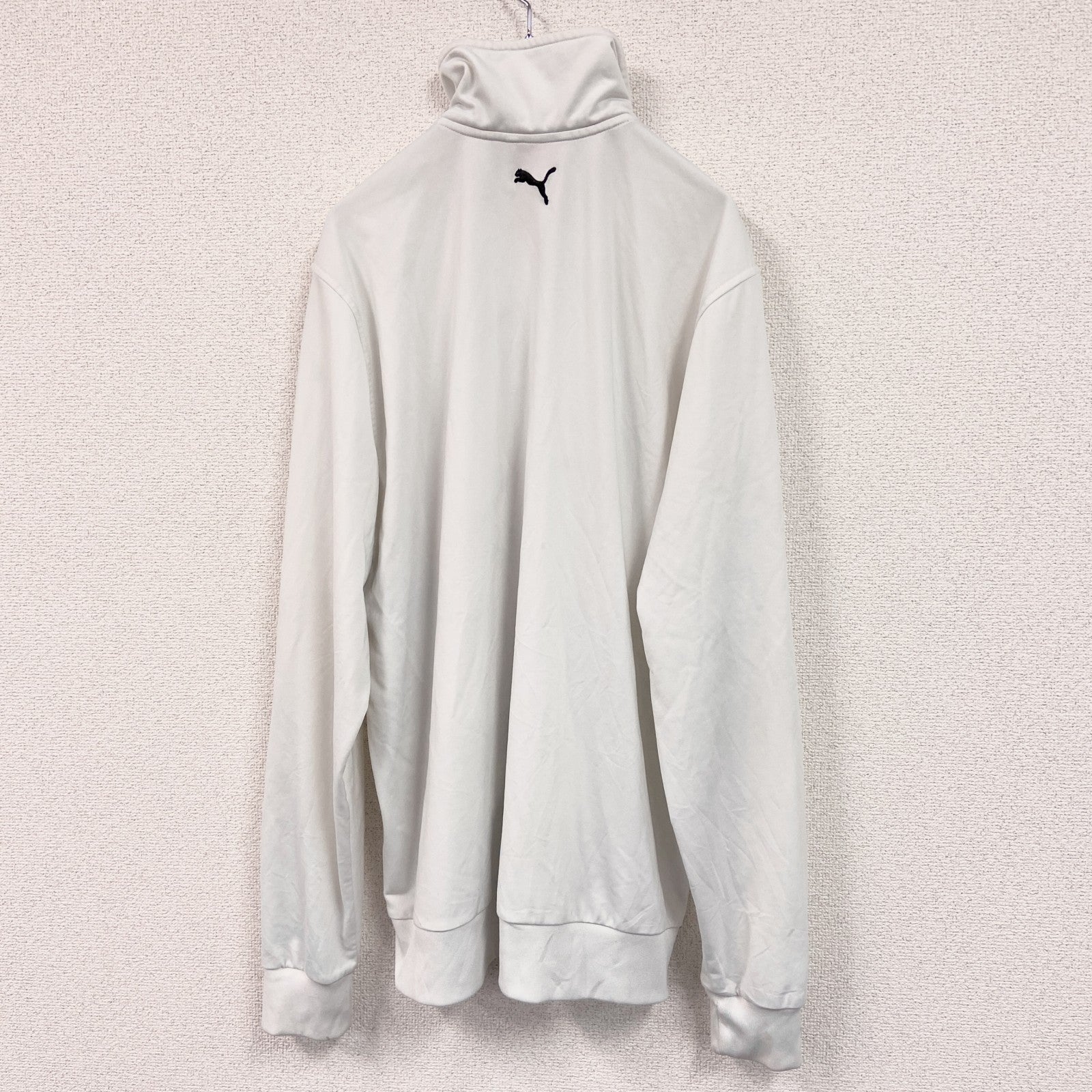 古着 used　PUMA　プーマ　トラックジャケット/ジャージ　白　ホワイト　XLサイズ