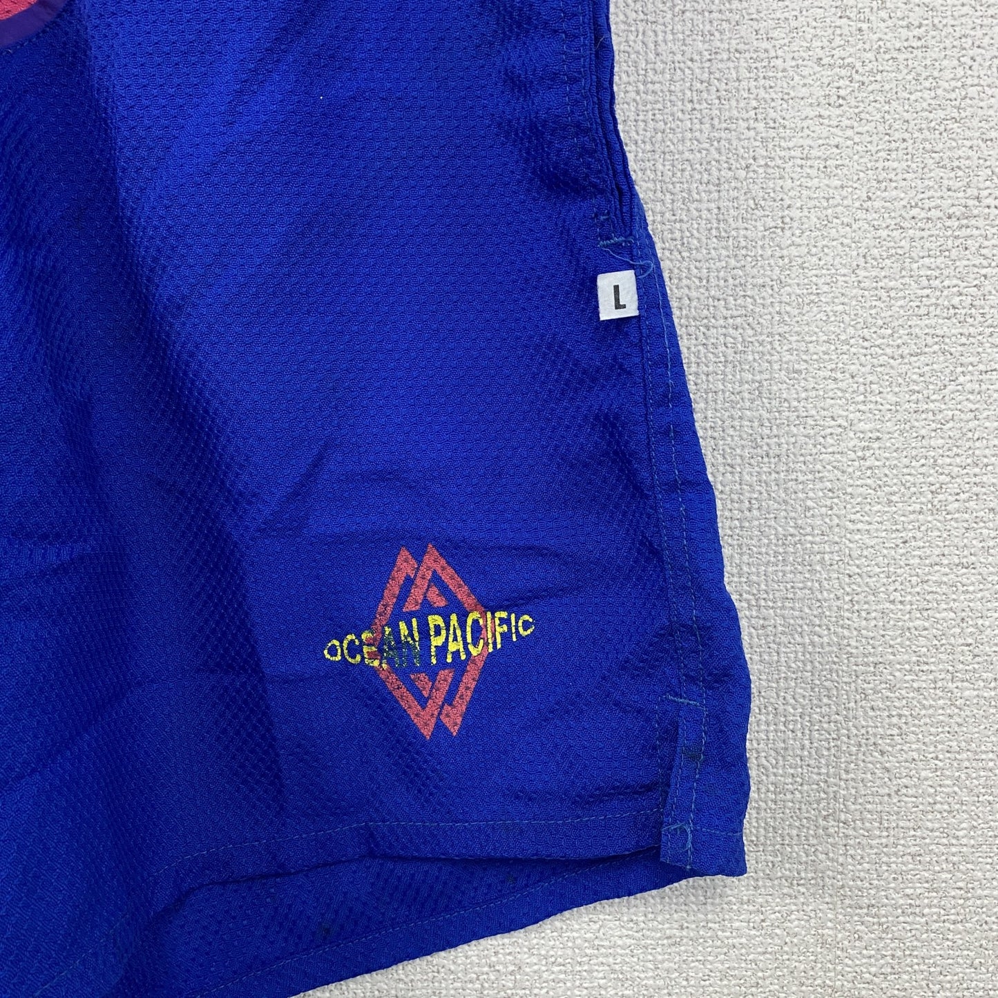 ～00s　Ocean Pacific　オーシャンパシフィック　ハーフパンツ/ショートパンツ　青　ブルー　Lサイズ　