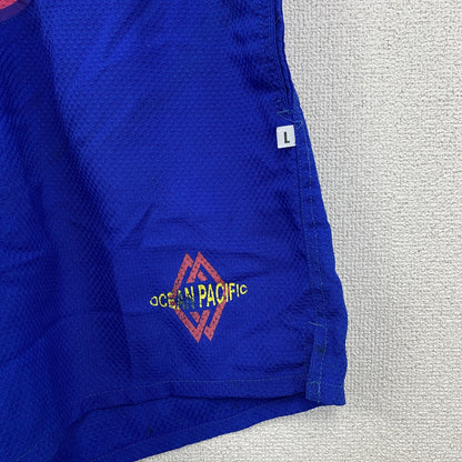～00s　Ocean Pacific　オーシャンパシフィック　ハーフパンツ/ショートパンツ　青　ブルー　Lサイズ　
