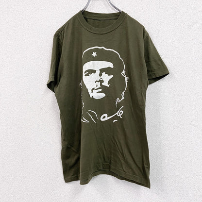 半袖プリントTシャツ　チェ ゲバラ　カーキ　Lサイズ