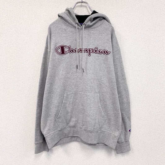 Champion　チャンピオン　スウェットパーカー/フーディー　グレー　Lサイズ