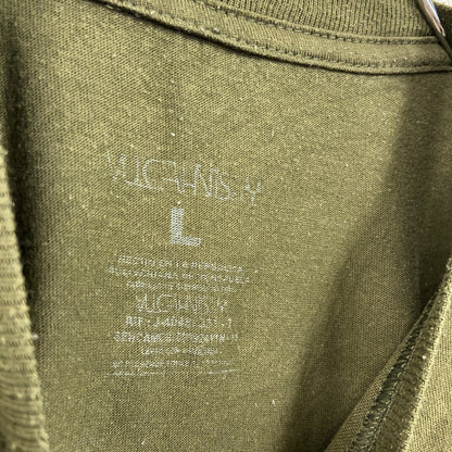 半袖プリントTシャツ　チェ ゲバラ　カーキ　Lサイズ