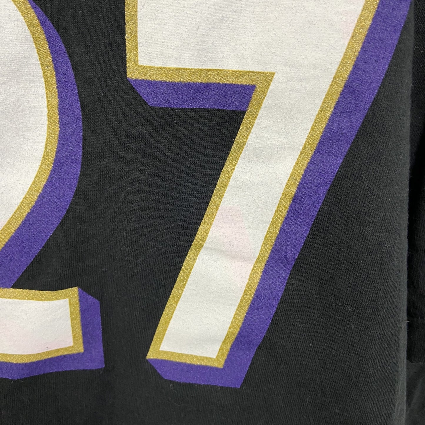 古着 used　Reebok リーボック　NFL　ボルチモア・レイブンズ　RICE ライス　半袖プリントTシャツ　黒　XLサイズ