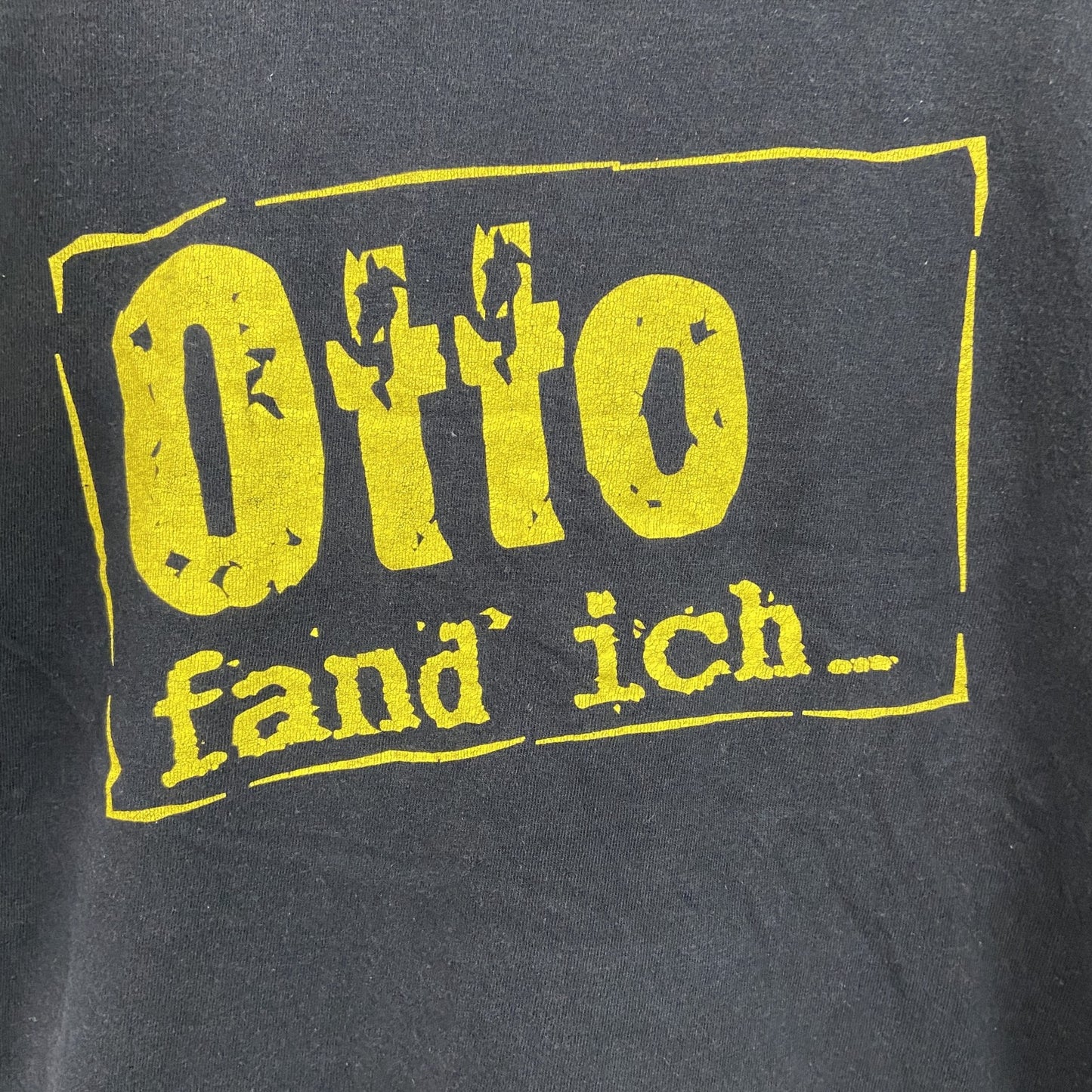 ～90s　半袖プリントTシャツ　メッセージT　英字プリント　シングルステッチ　ヴィンテージ　黒　ブラック