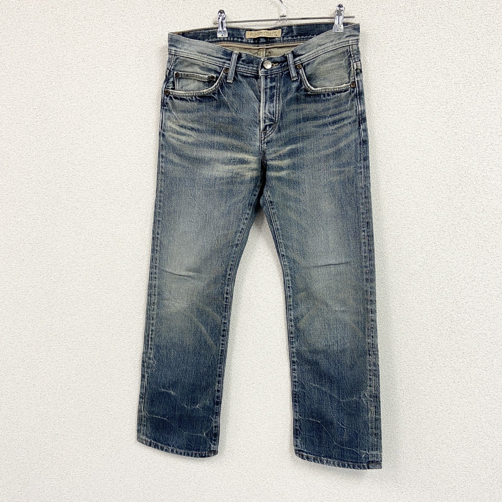 DENIM CRAFT　デニムクラフト　デニムパンツ/ジーンズ　縦落ち　鬼ヒゲ　フェード　ジップフライ　インディゴ