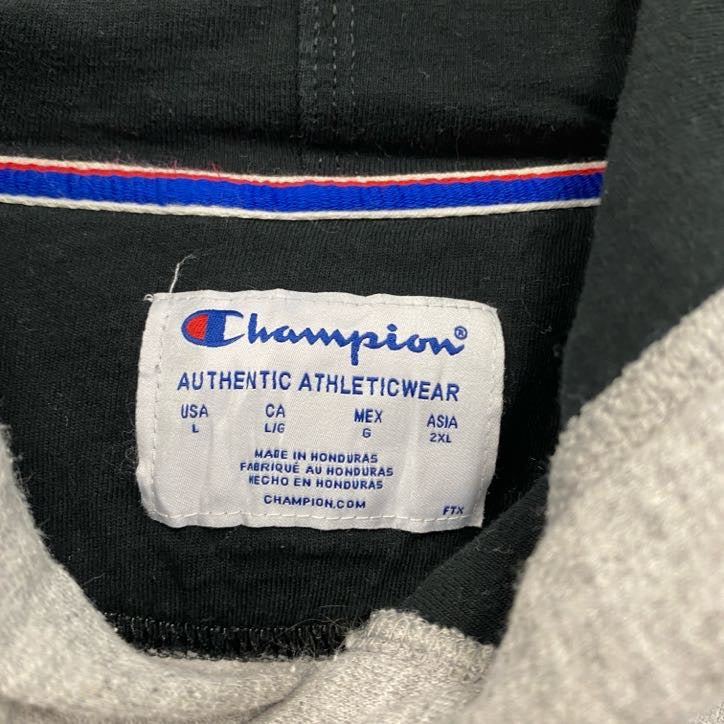 Champion　チャンピオン　スウェットパーカー/フーディー　グレー　Lサイズ