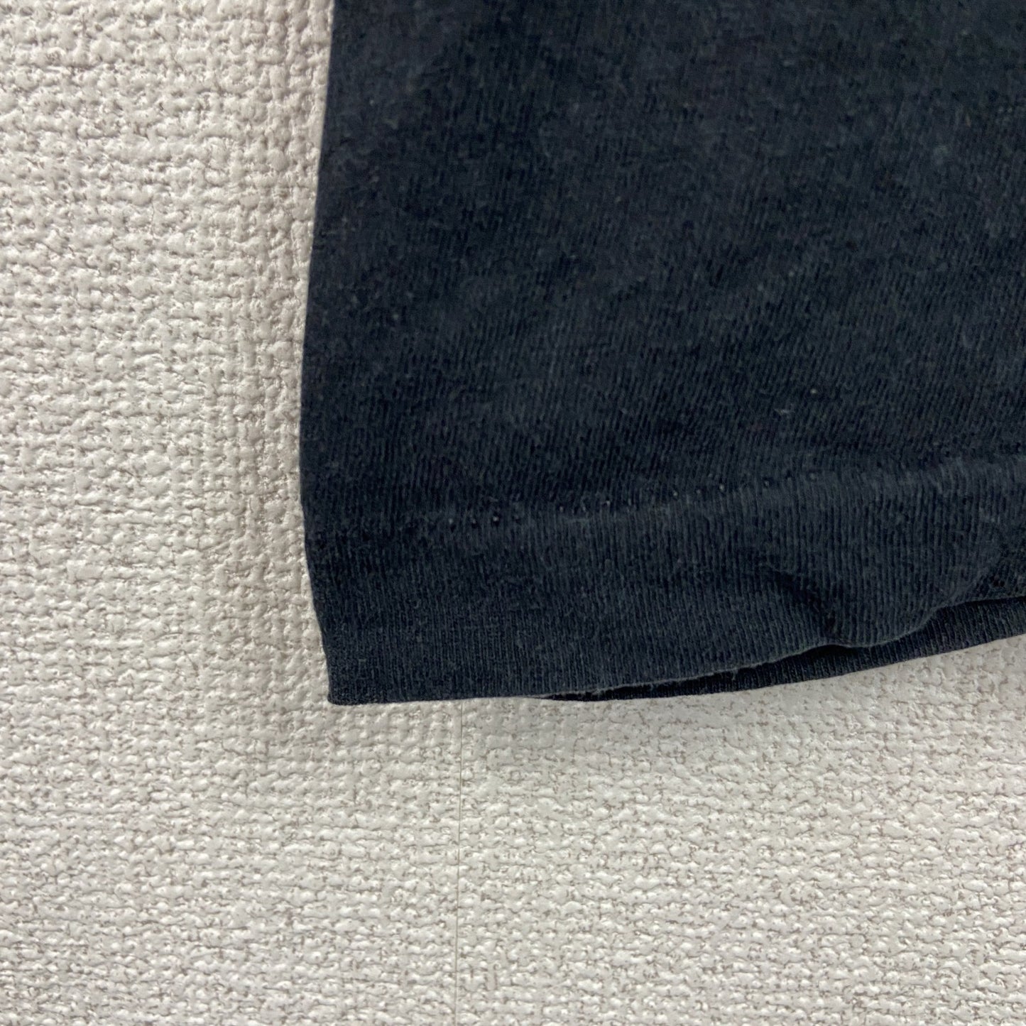 ～90s　半袖プリントTシャツ　メッセージT　英字プリント　シングルステッチ　ヴィンテージ　黒　ブラック