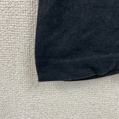 ～90s　半袖プリントTシャツ　メッセージT　英字プリント　シングルステッチ　ヴィンテージ　黒　ブラック