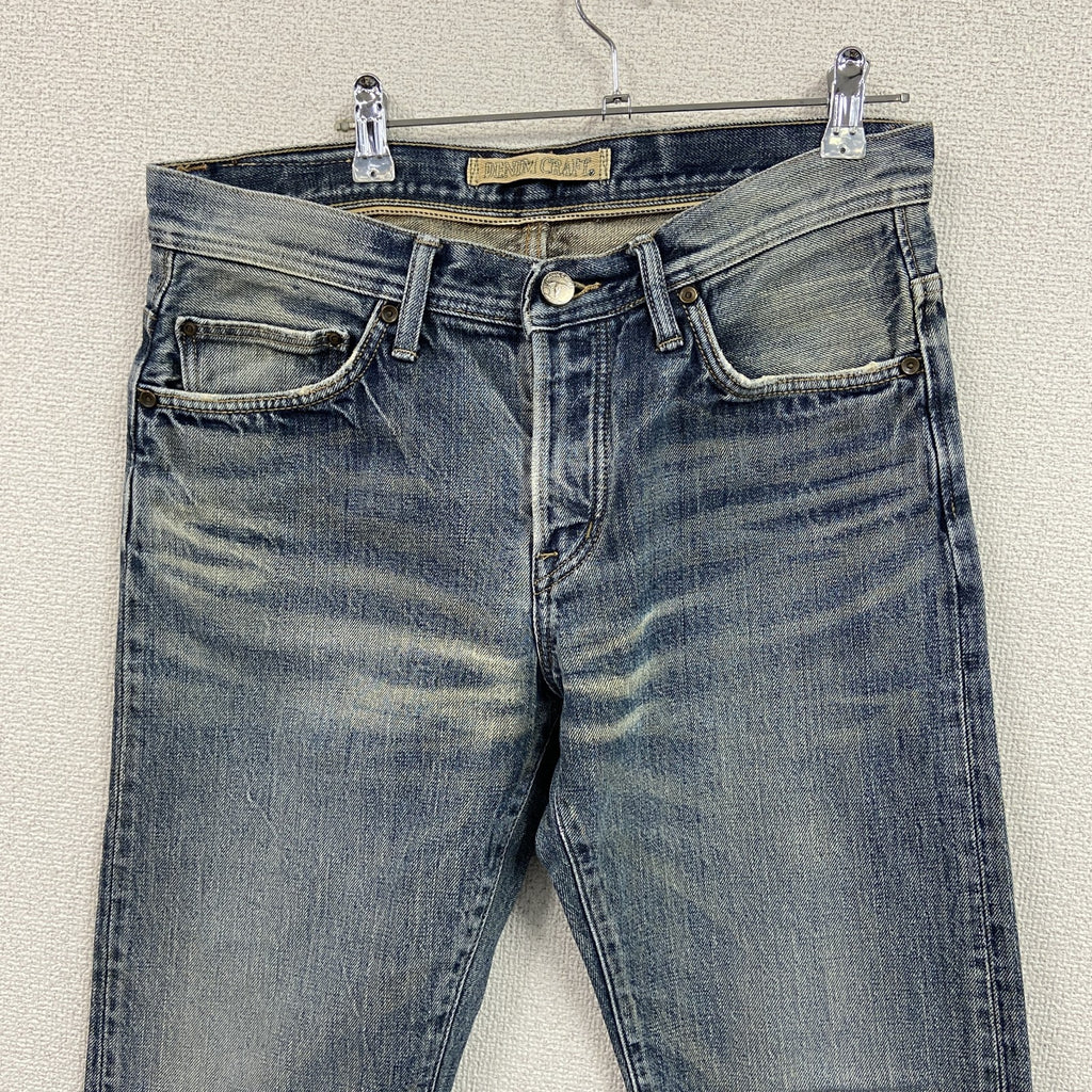 DENIM CRAFT　デニムクラフト　デニムパンツ/ジーンズ　縦落ち　鬼ヒゲ　フェード　ジップフライ　インディゴ