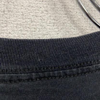 ～90s　半袖プリントTシャツ　メッセージT　英字プリント　シングルステッチ　ヴィンテージ　黒　ブラック