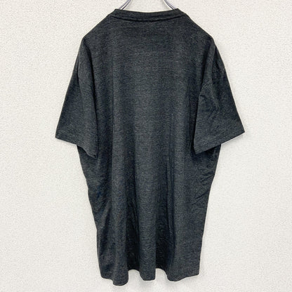 古着 used　OLD TIME　半袖ロゴプリントTシャツ　ピッツバーグ・ペンギンズ　ダークグレー　ビックシルエット　XXLサイズ