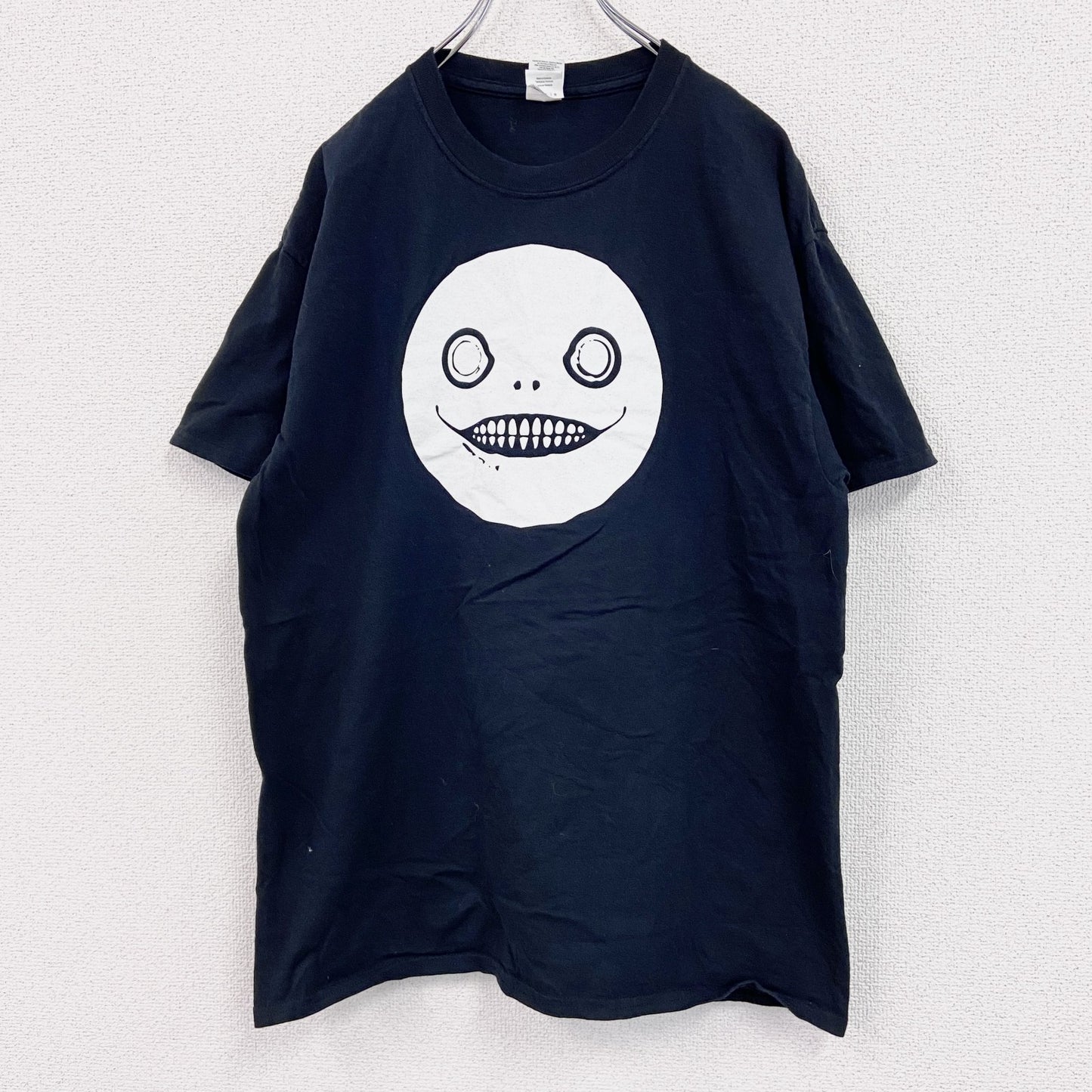 GILDAN　ギルダン　半袖プリントTシャツ　黒　ブラック　Lサイズ