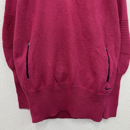 NIKE GOLF　ナイキゴルフ　ハーフジップウールニットセーター　ピンク　Lサイズ