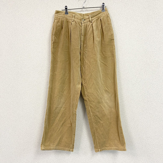 CHAPS　チャップス　RALPH LAUREN　ラルフローレン　コーデュロイパンツ　ジップフライ　茶色　ブラウン