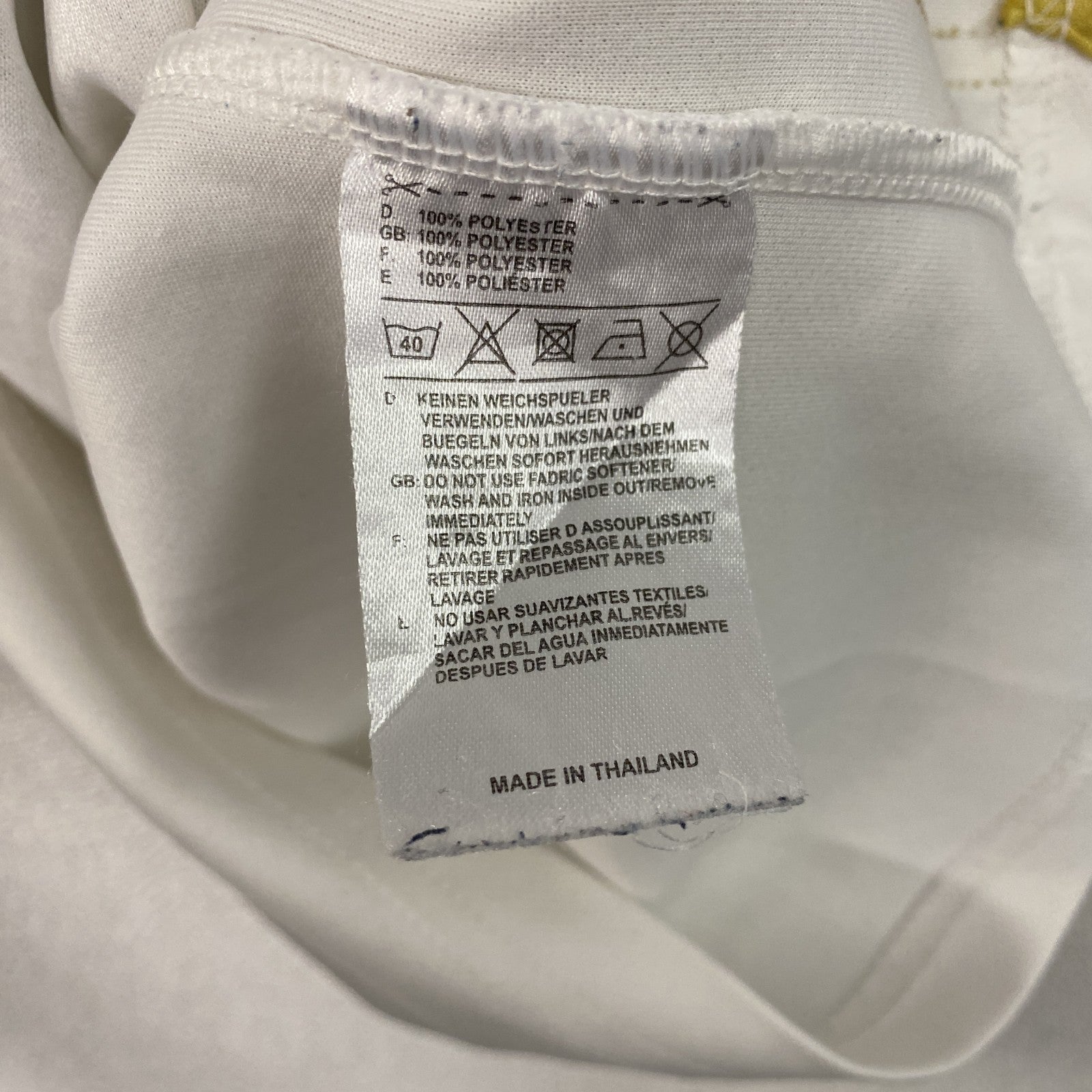 adidas　アディダス　半袖Tシャツ　ユニフォーム　白　ホワイト　Mサイズ