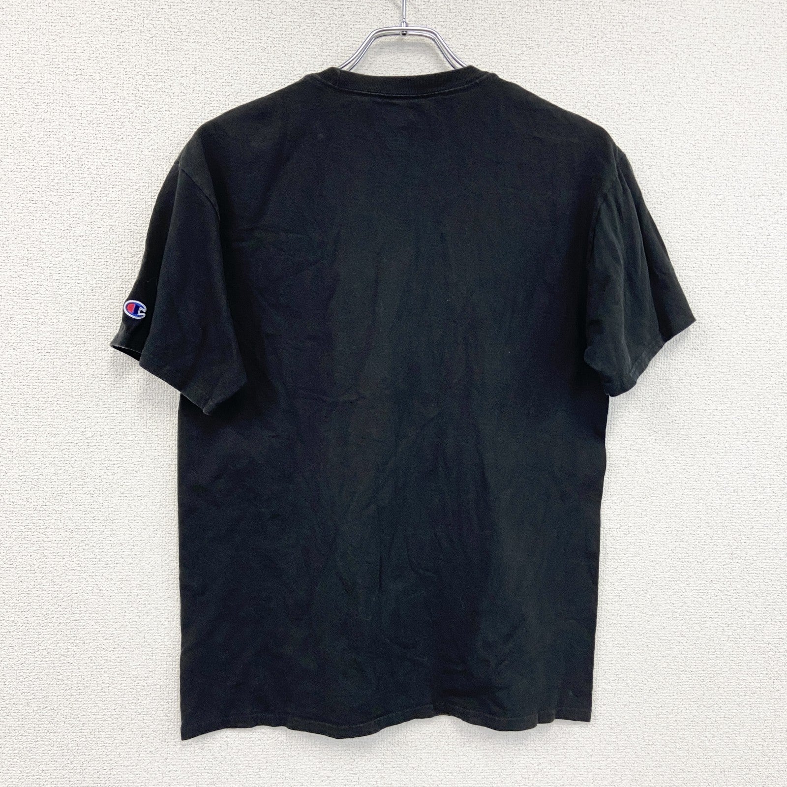 Champion　チャンピオン　NCAA　半袖プリントTシャツ　黒　ブラック　Mサイズ