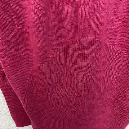 NIKE GOLF　ナイキゴルフ　ハーフジップウールニットセーター　ピンク　Lサイズ