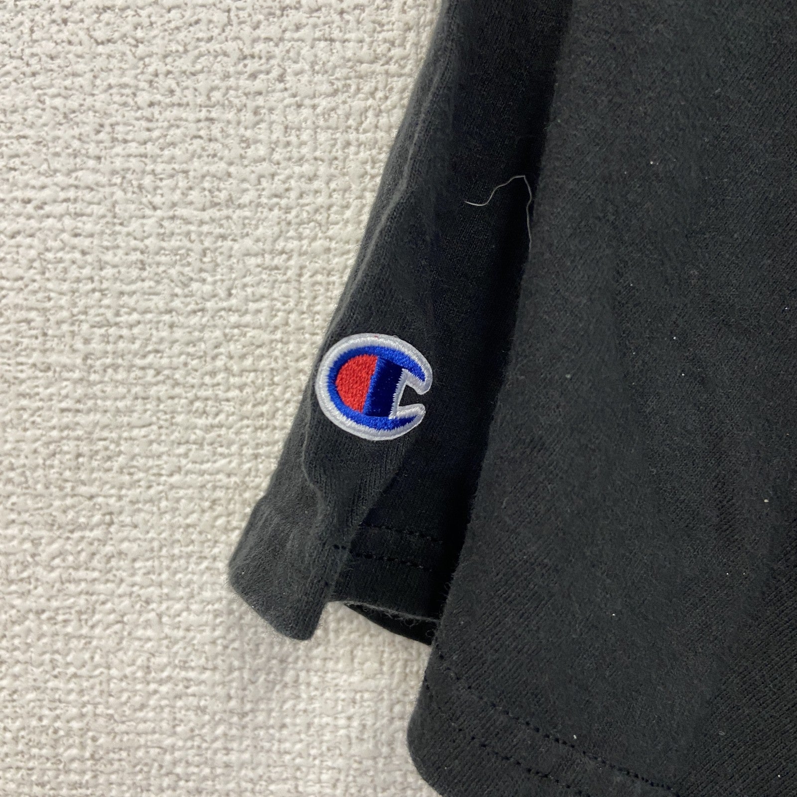 Champion　チャンピオン　NCAA　半袖プリントTシャツ　黒　ブラック　Mサイズ