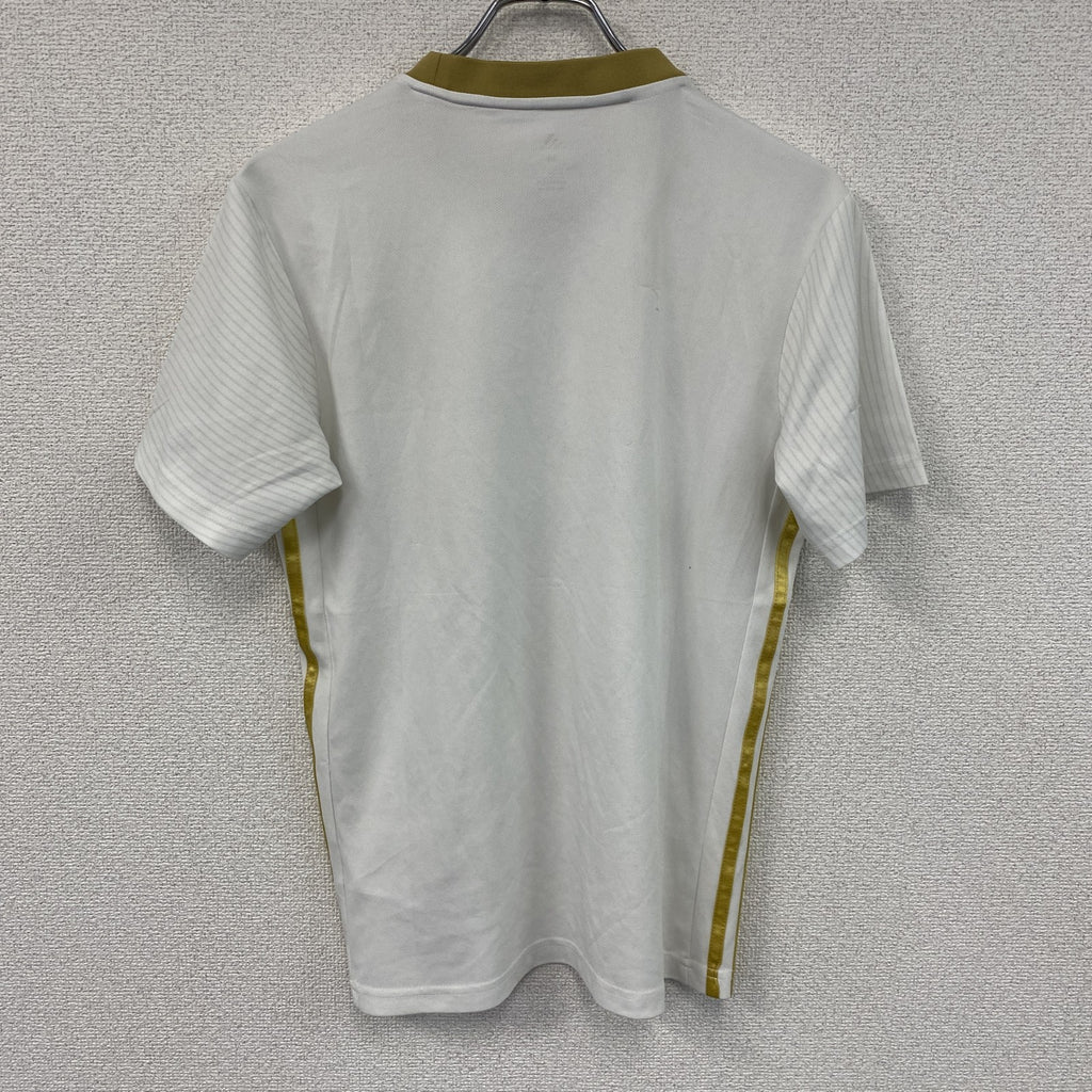 adidas　アディダス　半袖Tシャツ　ユニフォーム　白　ホワイト　Mサイズ