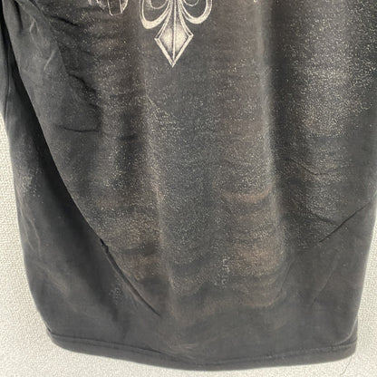 BLACK ROCK　ブラック ロック　半袖プリントTシャツ　ドクロ　ラインストーン　黒　ブラック　Sサイズ