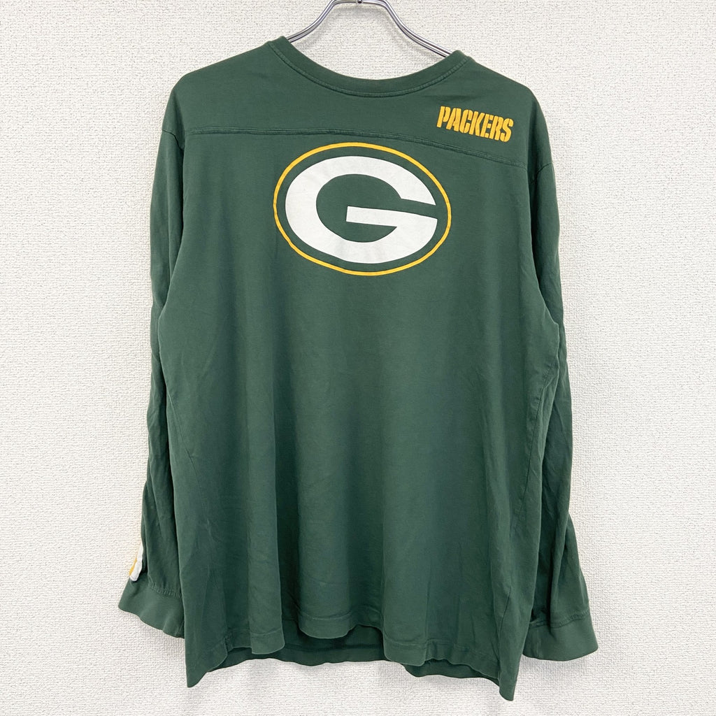 TEAM APPAREL　NFL　長袖プリントTシャツ　緑　グリーン　Mサイズ