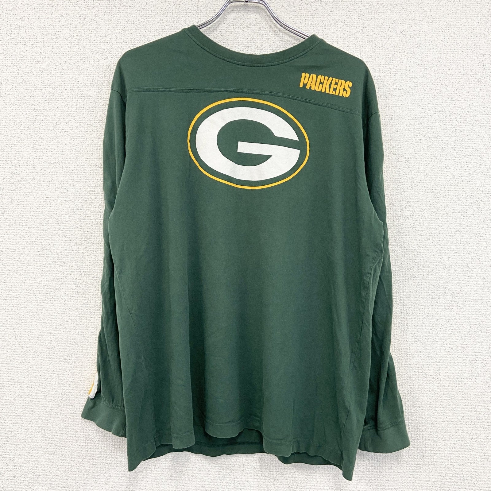 TEAM APPAREL　NFL　長袖プリントTシャツ　緑　グリーン　Mサイズ