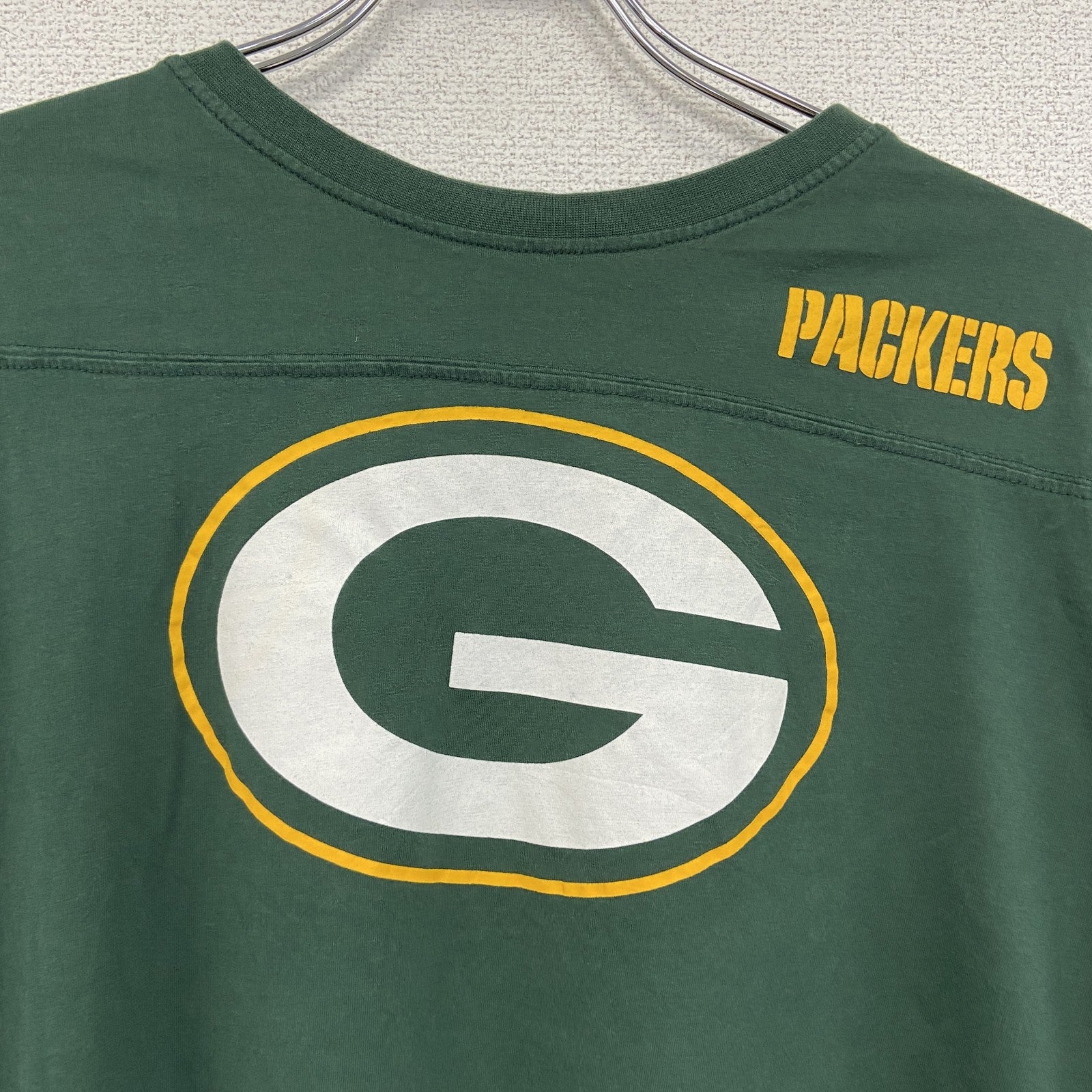 TEAM APPAREL　NFL　長袖プリントTシャツ　緑　グリーン　Mサイズ