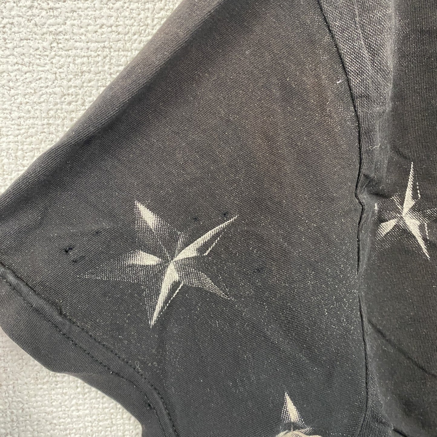 BLACK ROCK　ブラック ロック　半袖プリントTシャツ　ドクロ　ラインストーン　黒　ブラック　Sサイズ