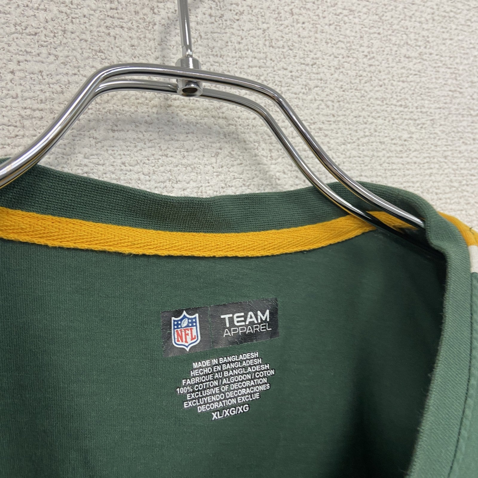 TEAM APPAREL　NFL　長袖プリントTシャツ　緑　グリーン　Mサイズ