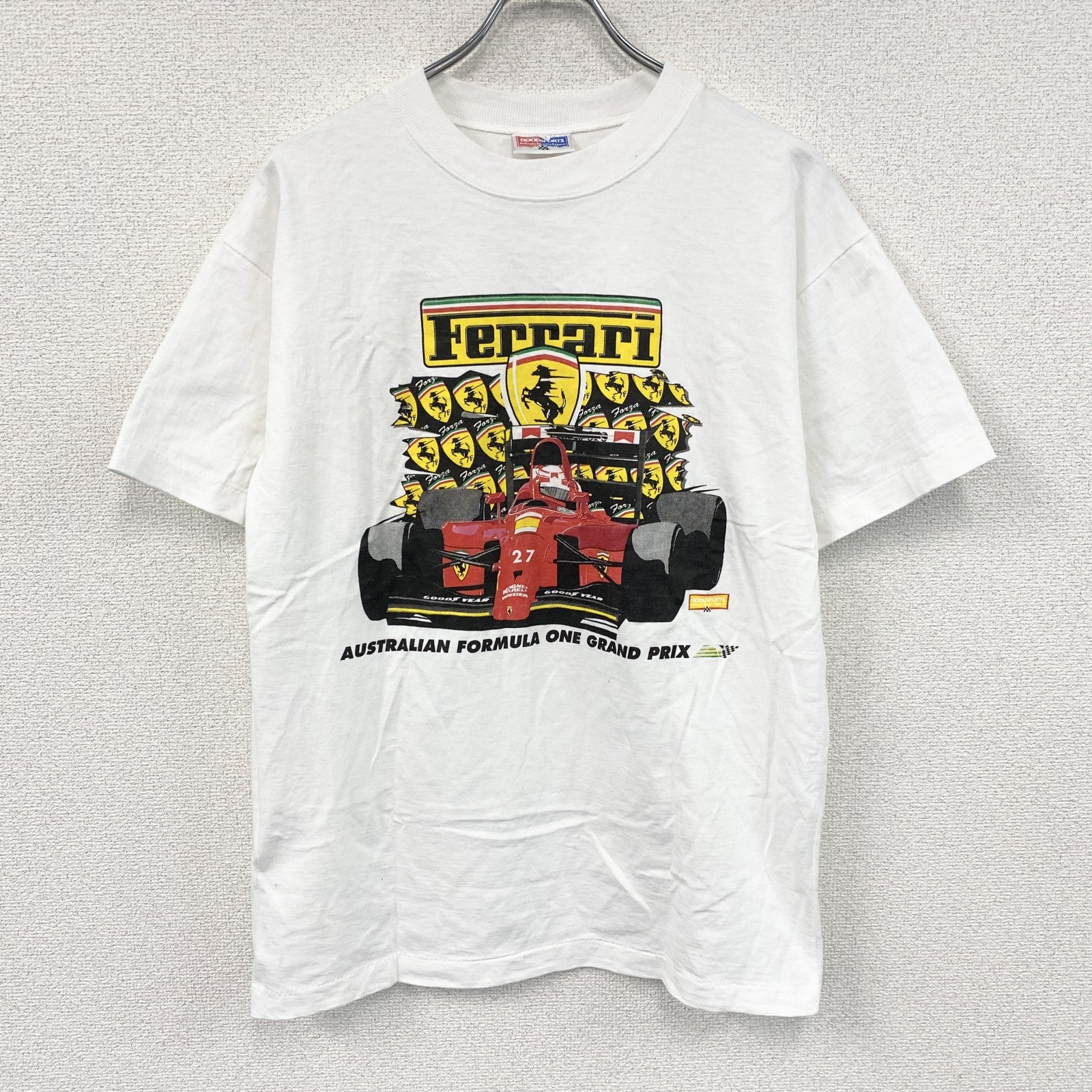 GOOD SPORTS　半袖Tシャツ　フェラーリ　白　ホワイト