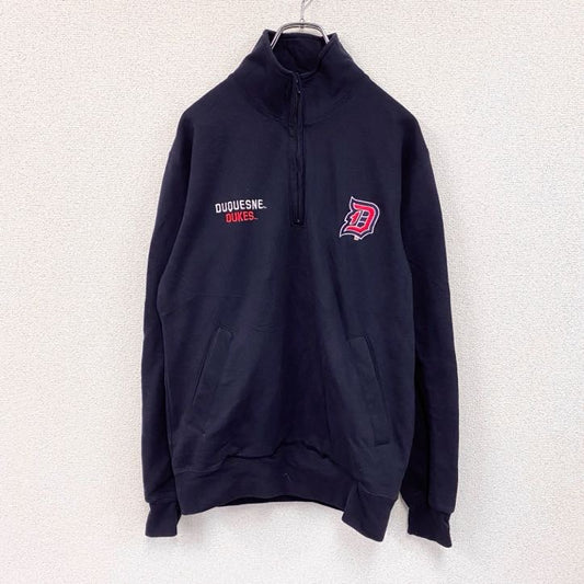 Champion　チャンピオン　ハーフジッププルオーバースウェット/トレーナー　紺　ネイビー　Sサイズ