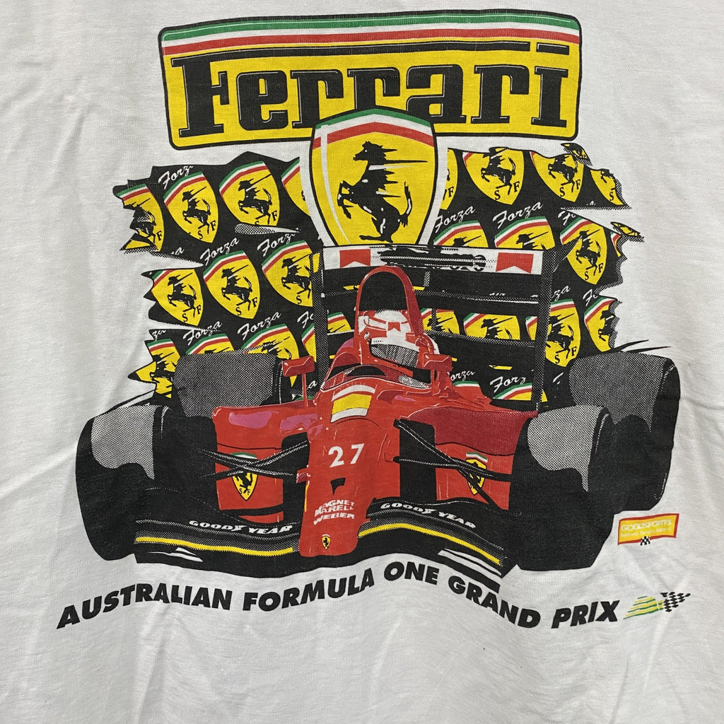GOOD SPORTS　半袖Tシャツ　フェラーリ　白　ホワイト