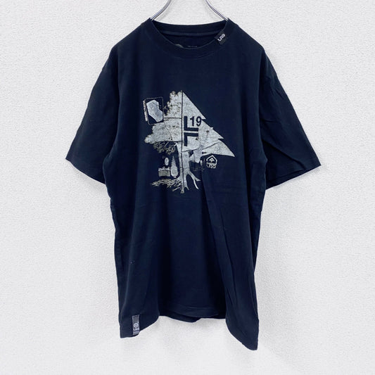LRG　エルアールジー　半袖プリントTシャツ　黒　ブラック　Lサイズ