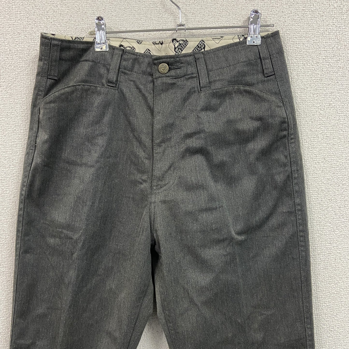 BEN DAVIS　ベンデイビス　チノパンツ　ジップフライ　灰色　グレー　32サイズ