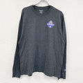 Champion　チャンピオン　NCAA　長袖プリントTシャツ　灰色　グレー　XLサイズ