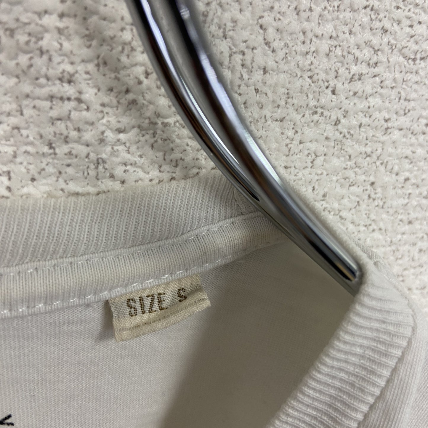 DIESEL　ディーゼル　半袖プリントTシャツ　シングルステッチ　白　ホワイト　Sサイズ