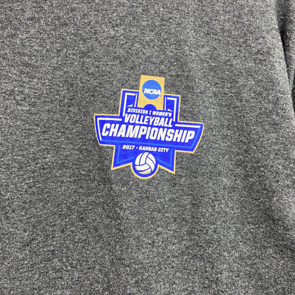 Champion　チャンピオン　NCAA　長袖プリントTシャツ　灰色　グレー　XLサイズ