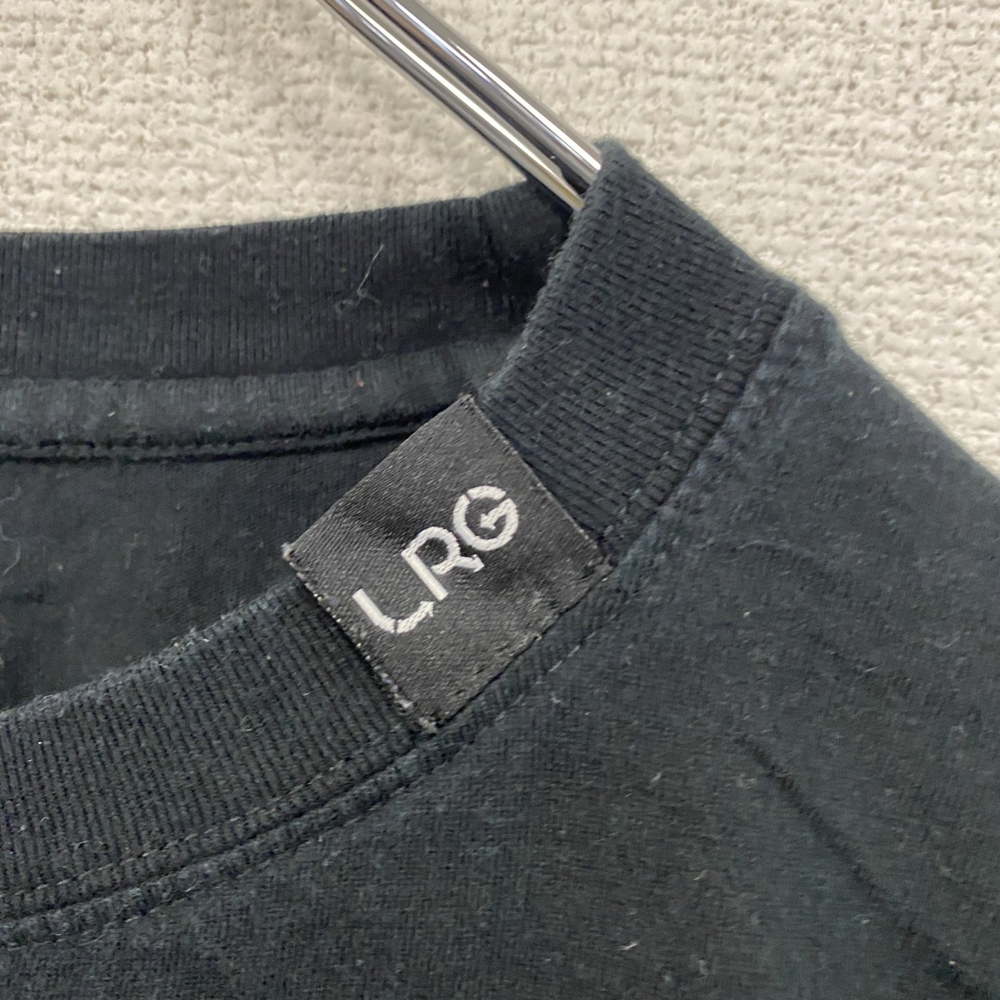 LRG　エルアールジー　半袖プリントTシャツ　黒　ブラック　Lサイズ