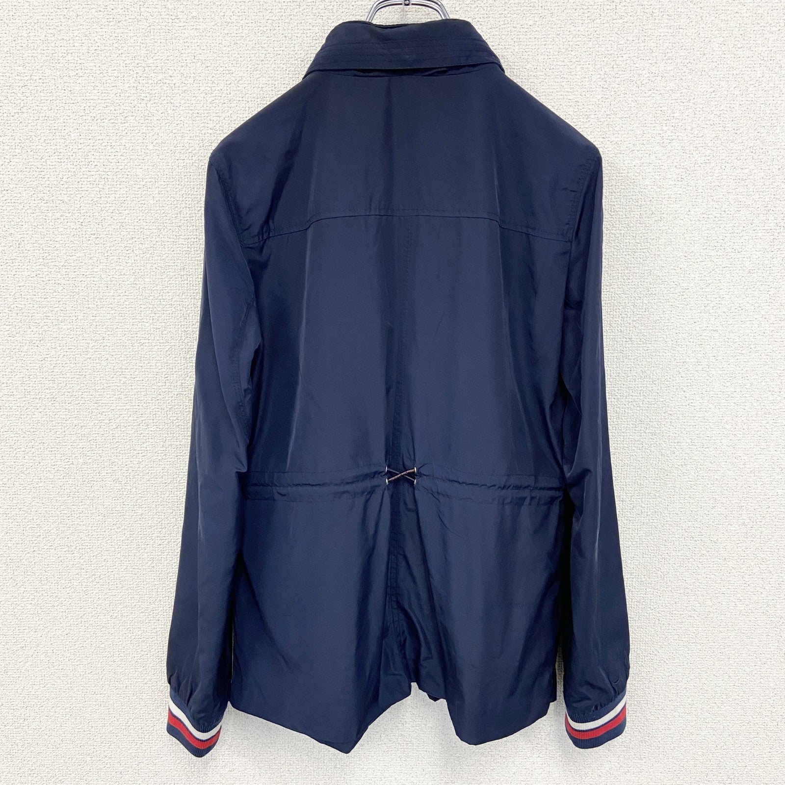 古着 used　TOMMYHILFIGER　トミーヒルフィガー　長袖ナイロンジャケット　フルジップアウター　シンプル　Sサイズ