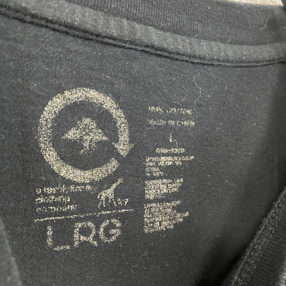 LRG　エルアールジー　半袖プリントTシャツ　黒　ブラック　Lサイズ
