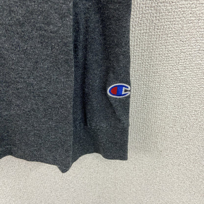 Champion　チャンピオン　NCAA　長袖プリントTシャツ　灰色　グレー　XLサイズ