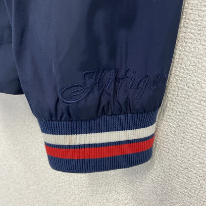 古着 used　TOMMYHILFIGER　トミーヒルフィガー　長袖ナイロンジャケット　フルジップアウター　シンプル　Sサイズ