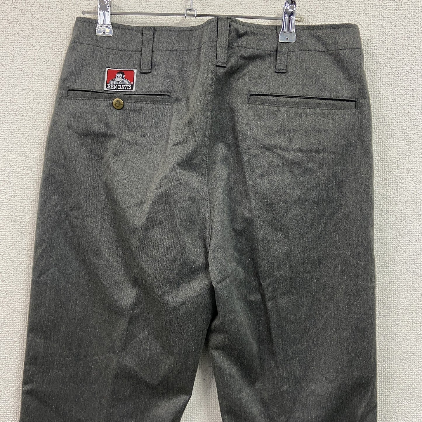 BEN DAVIS　ベンデイビス　チノパンツ　ジップフライ　灰色　グレー　32サイズ