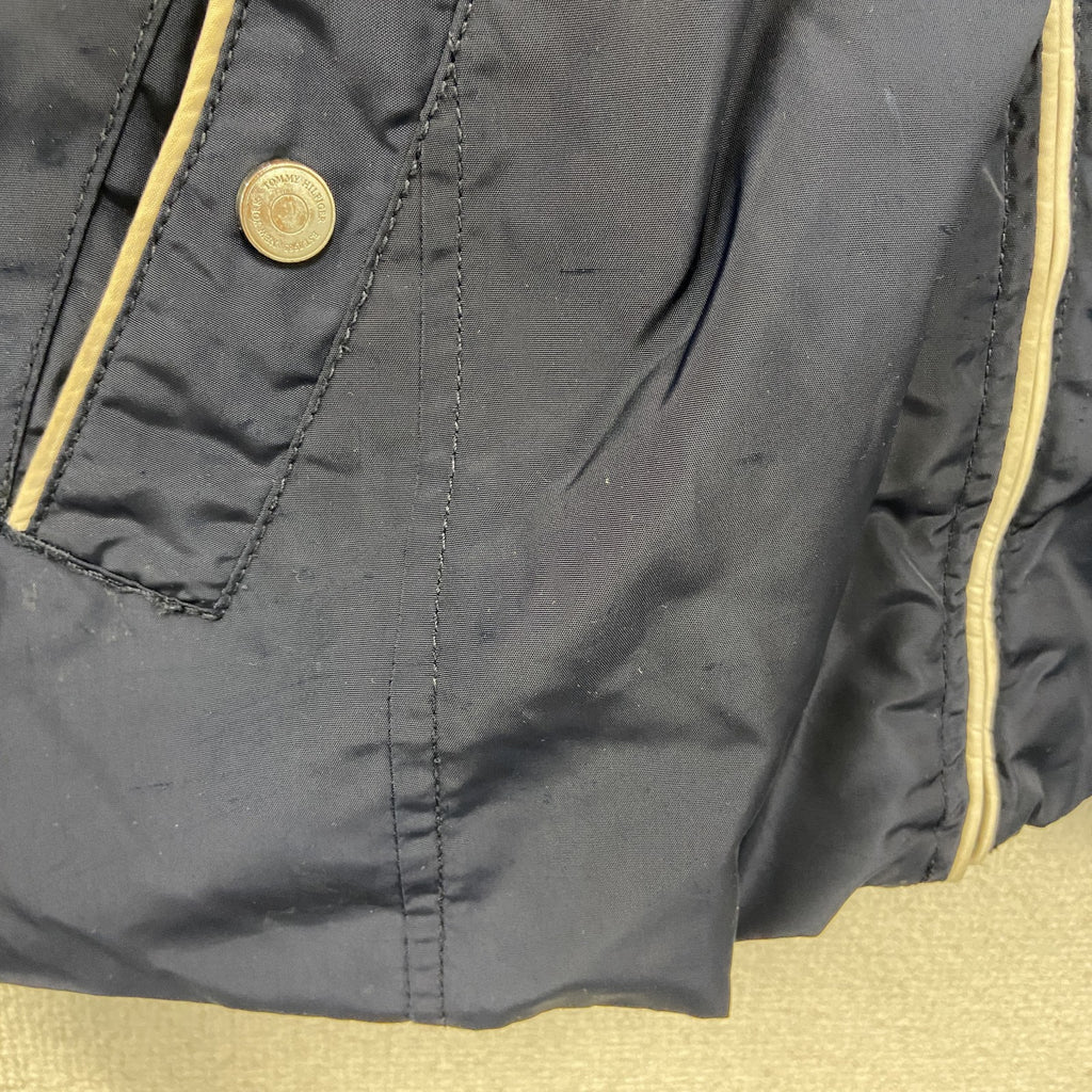 古着 used　TOMMYHILFIGER　トミーヒルフィガー　長袖ナイロンジャケット　フルジップアウター　シンプル　Sサイズ