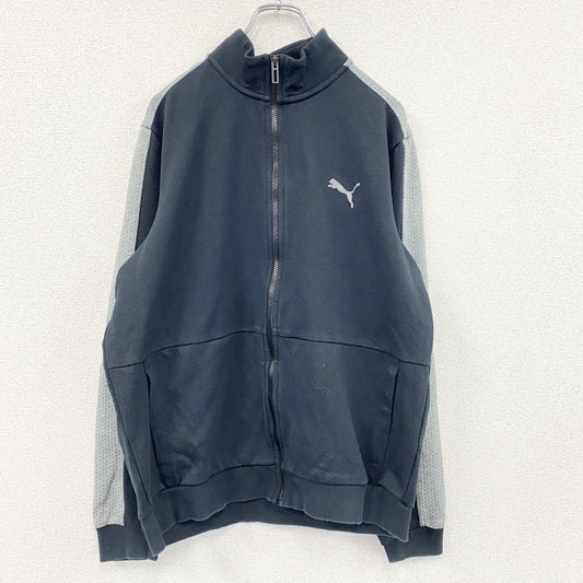 PUMA　プーマ　トラックジャケット/ジャージ　黒　ブラック　Lサイズ