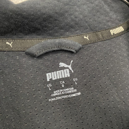 PUMA　プーマ　トラックジャケット/ジャージ　黒　ブラック　Lサイズ