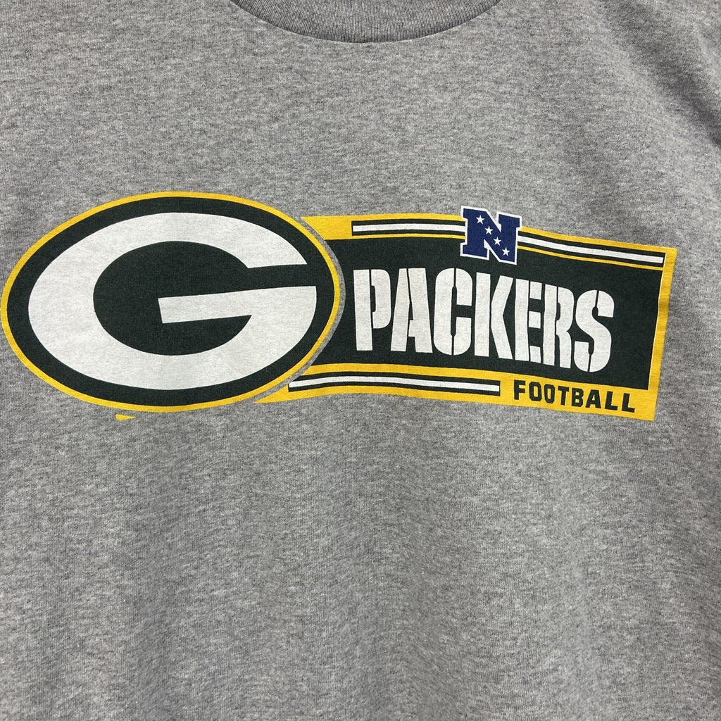 NFL　TEAM APPAREL　長袖プリントTシャツ　灰色　グレー　Lサイズ