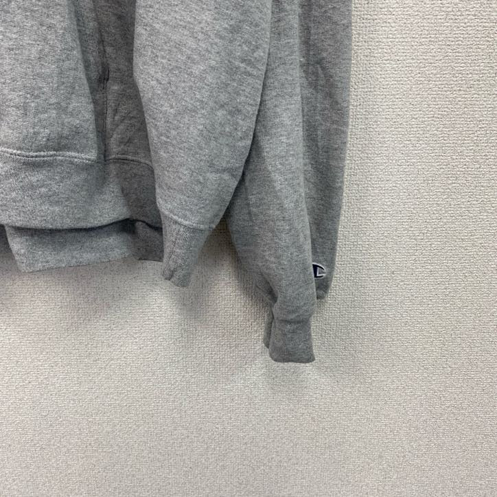 Champion　チャンピオン　スウェットパーカー/フーディー　ワンポイント　デカロゴ　現行　灰色　グレー