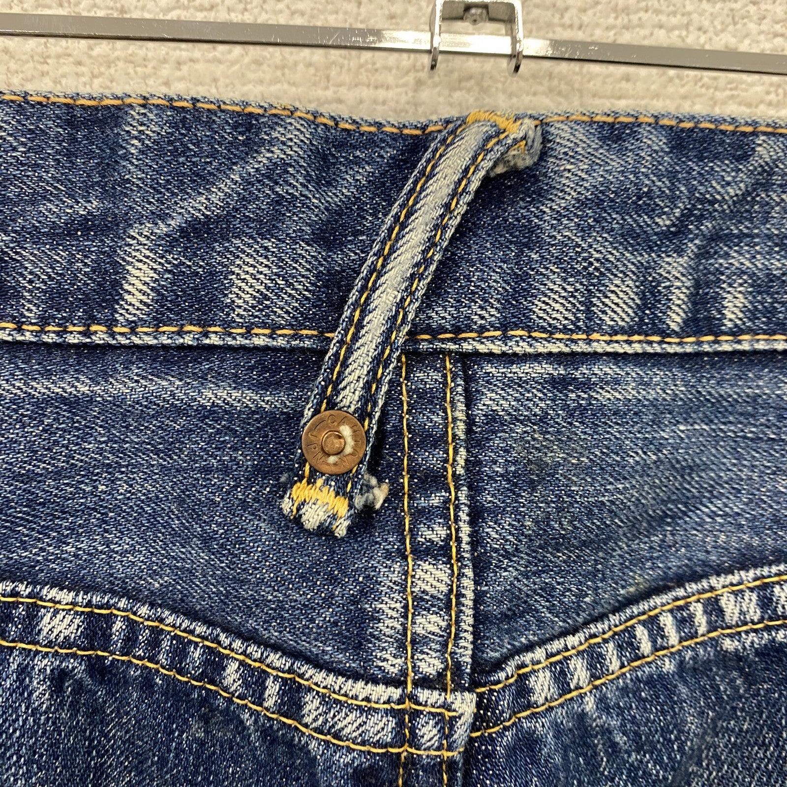 CANTON　OVERALLS　デニムパンツ/ジーンズ　ジップフライ　インディゴ　2サイズ